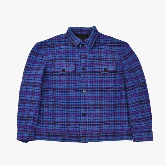 Louis vuitton flannel blouson jacket - Picture 3 of 9